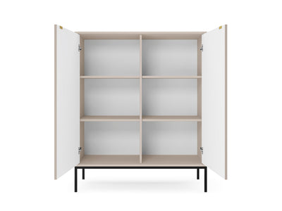 Komoda dwudrzwiowa wysoka 104 cm VERO