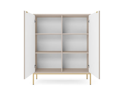 Komoda dwudrzwiowa wysoka 104 cm VERO