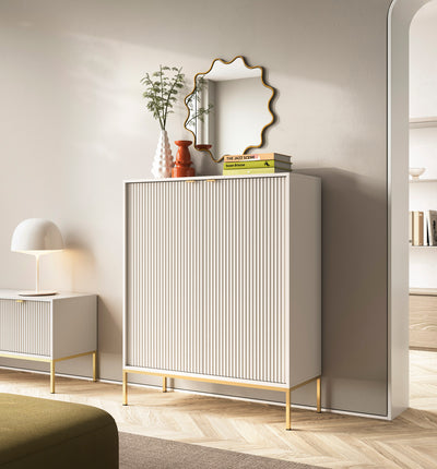Komoda dwudrzwiowa wysoka 104 cm VERO
