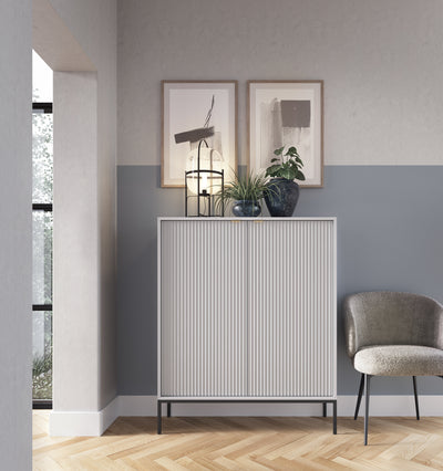 Komoda dwudrzwiowa wysoka 104 cm VERO