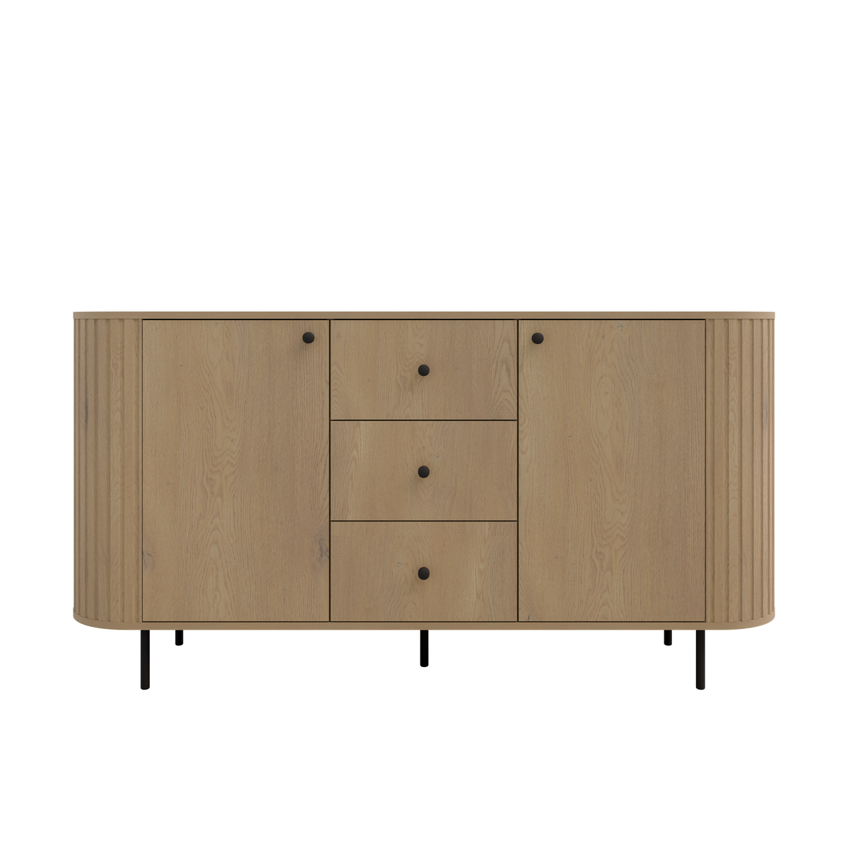 Fluted chest of drawers MAVI