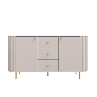 Fluted chest of drawers MAVI