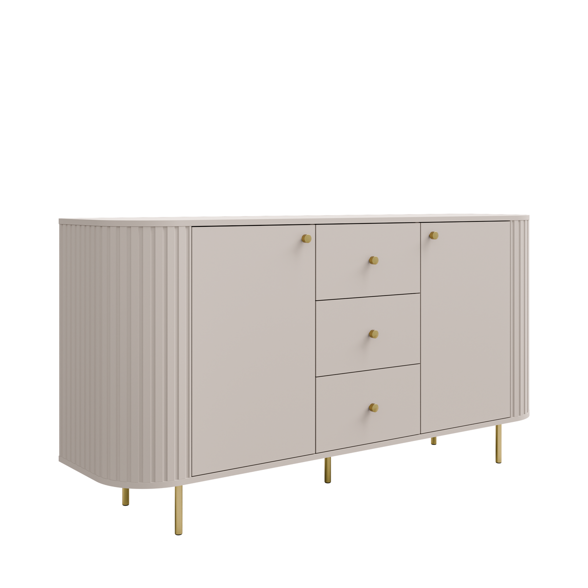Fluted chest of drawers MAVI