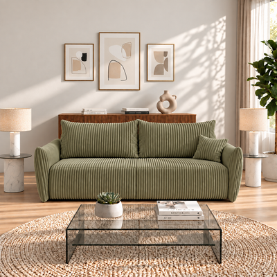 Sofa tapicerowana z funkcją spania SENTO
