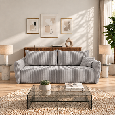 Sofa tapicerowana z funkcją spania SENTO