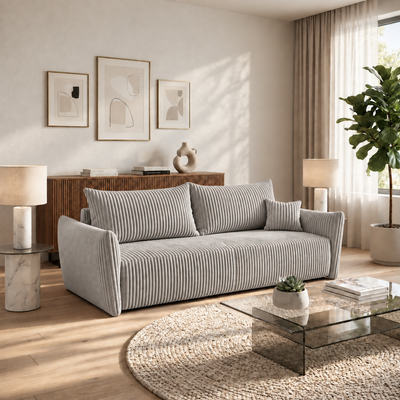 Sofa tapicerowana z funkcją spania SENTO