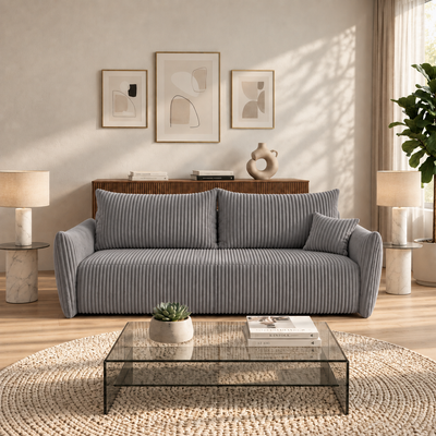 Sofa tapicerowana z funkcją spania SENTO