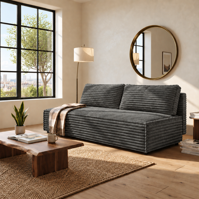 Sofa tapicerowana z funkcją spania TESSA