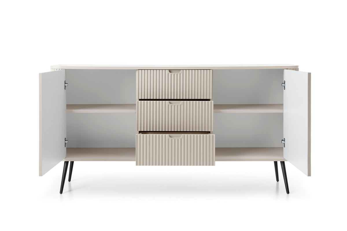 Komoda dwudrzwiowa z szufladami MILO 168 cm