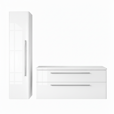 Zestaw mebli do łazienki MOBI 120 cm z blatem